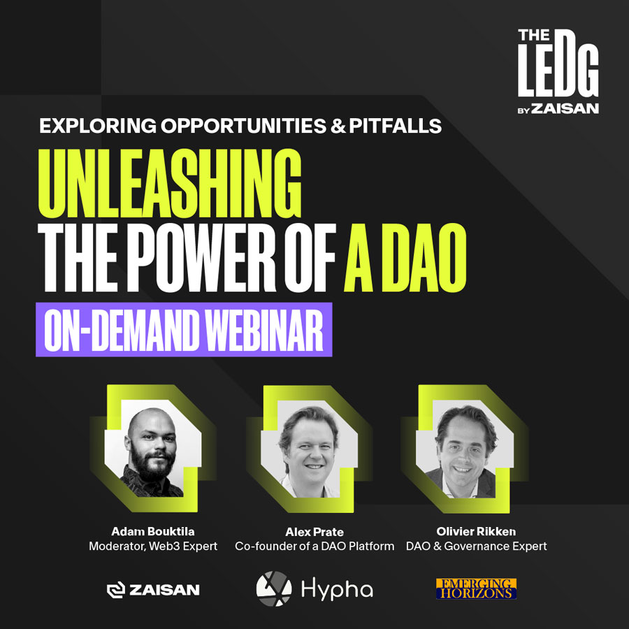 on-demand webinar unleashing the power of a DAO