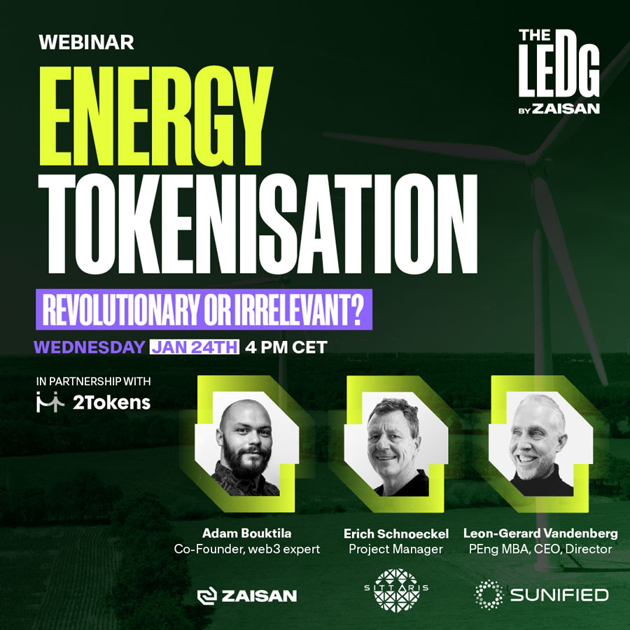 Webinar Energy tokenisation